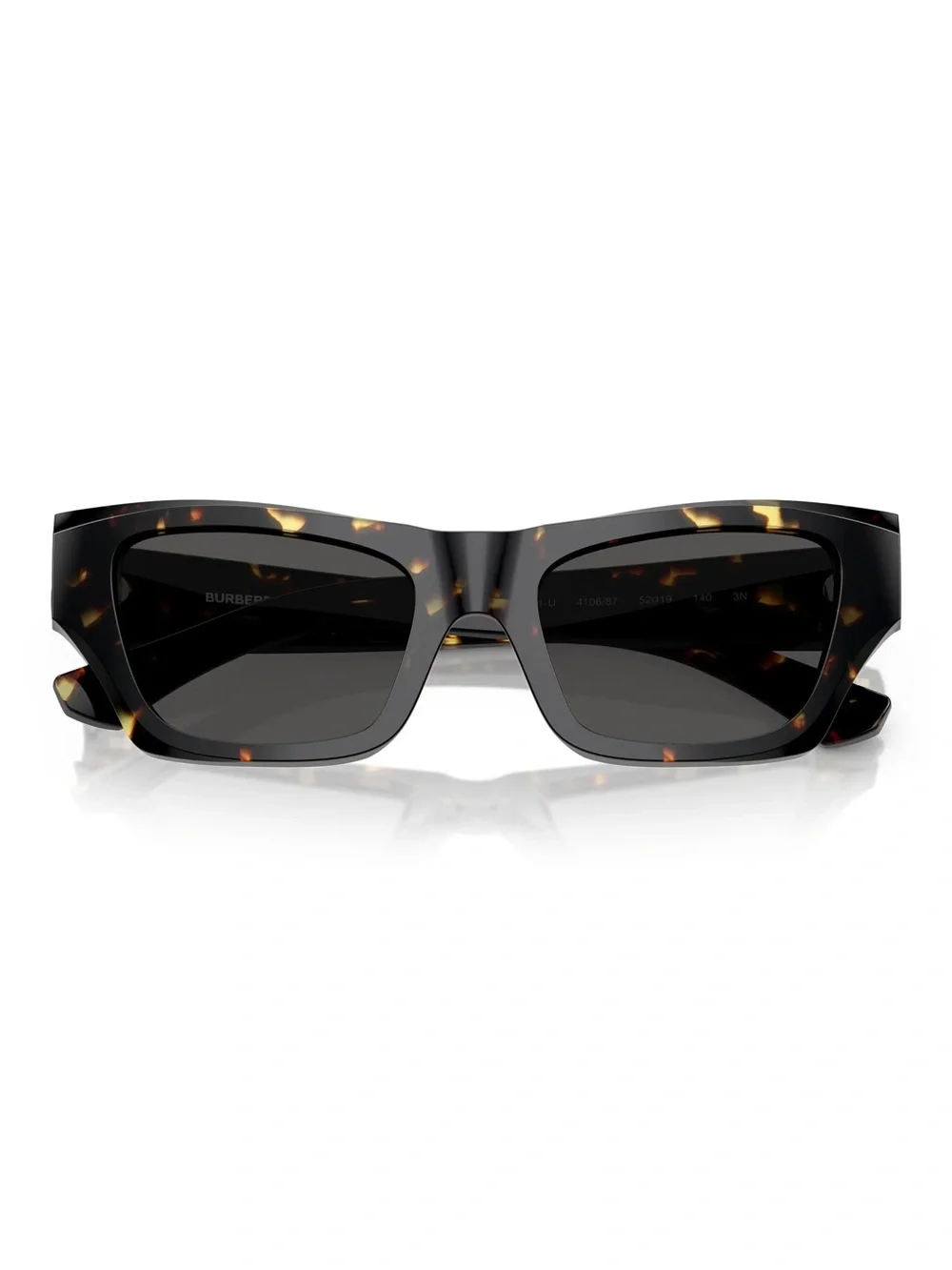 Burberry Black Tortoise Square Cat-Eye Sunglasses
